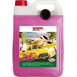 Auto Scheibenreiniger SONAX Sweet Flamingo 5 L Gebrauchsfertig für Scheiben- und Scheinwerferwaschanlagen