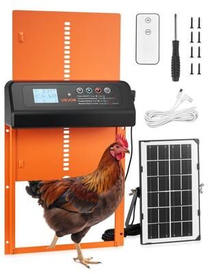 Tools, Home & Hobby Automatic Chicken Coop Door Solar Powered Smart Poultry Door Opener Automatic Chicken Coop Door Solar Powered Smart Poultry Door Opener
