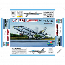 Hobby Boss - F/A-18A Hornet - 1:48 - 246 Teile 309563