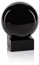 Zodax Sakinah Decorative Crystal Glass Orb on Base