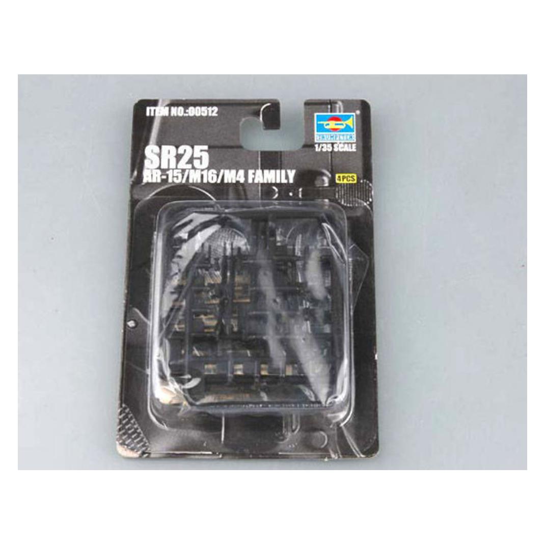 Trumpeter AR-15/M16/M4 Family SR25 (00512)