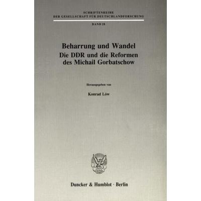 Beharrung und Wandel., Taschenbuch von , Duncker & Humblot, 978-3-428-06859-3