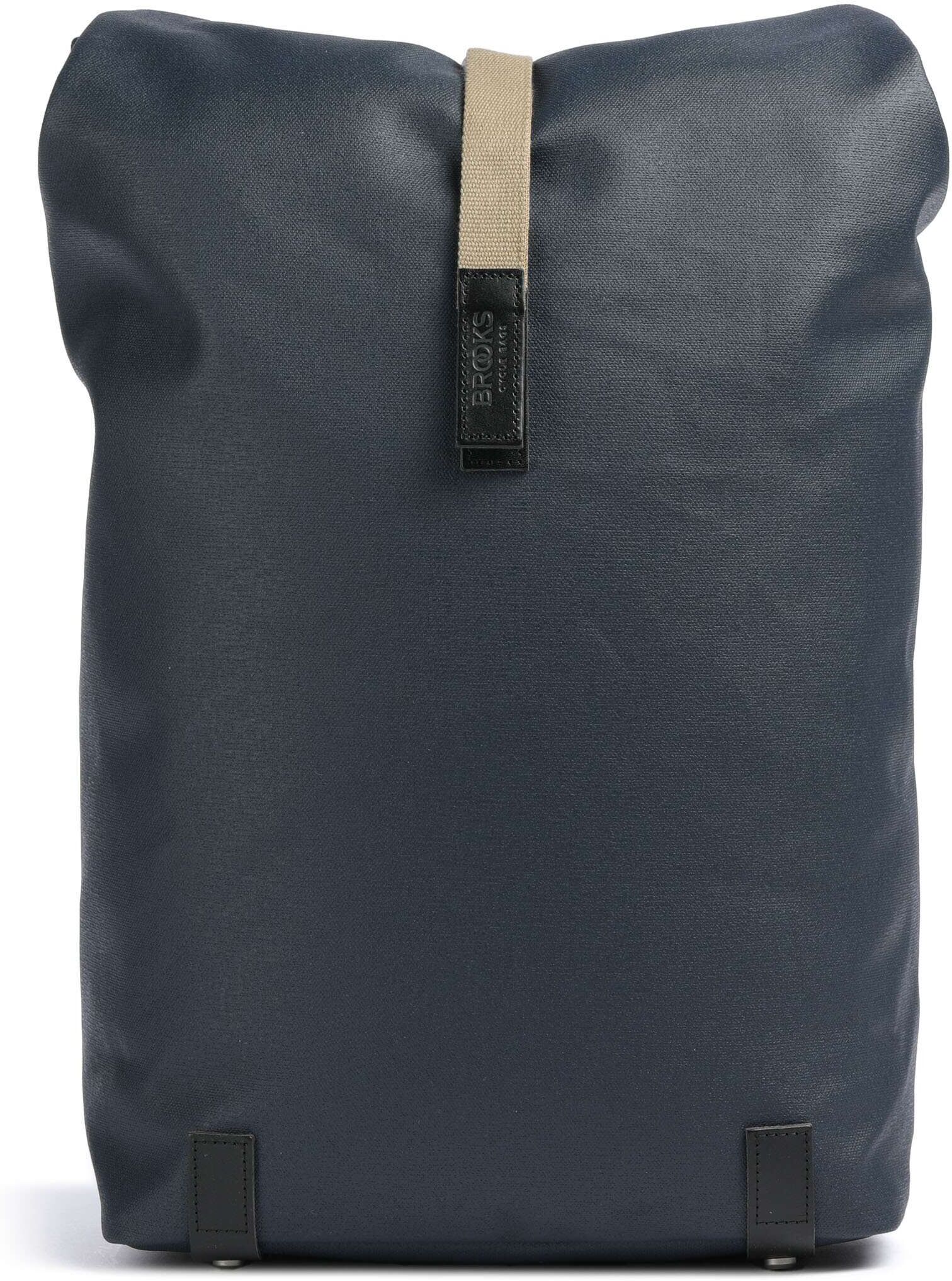 Brooks England Pickwick Cotton Canvas Large Rolltop Rucksack, blau