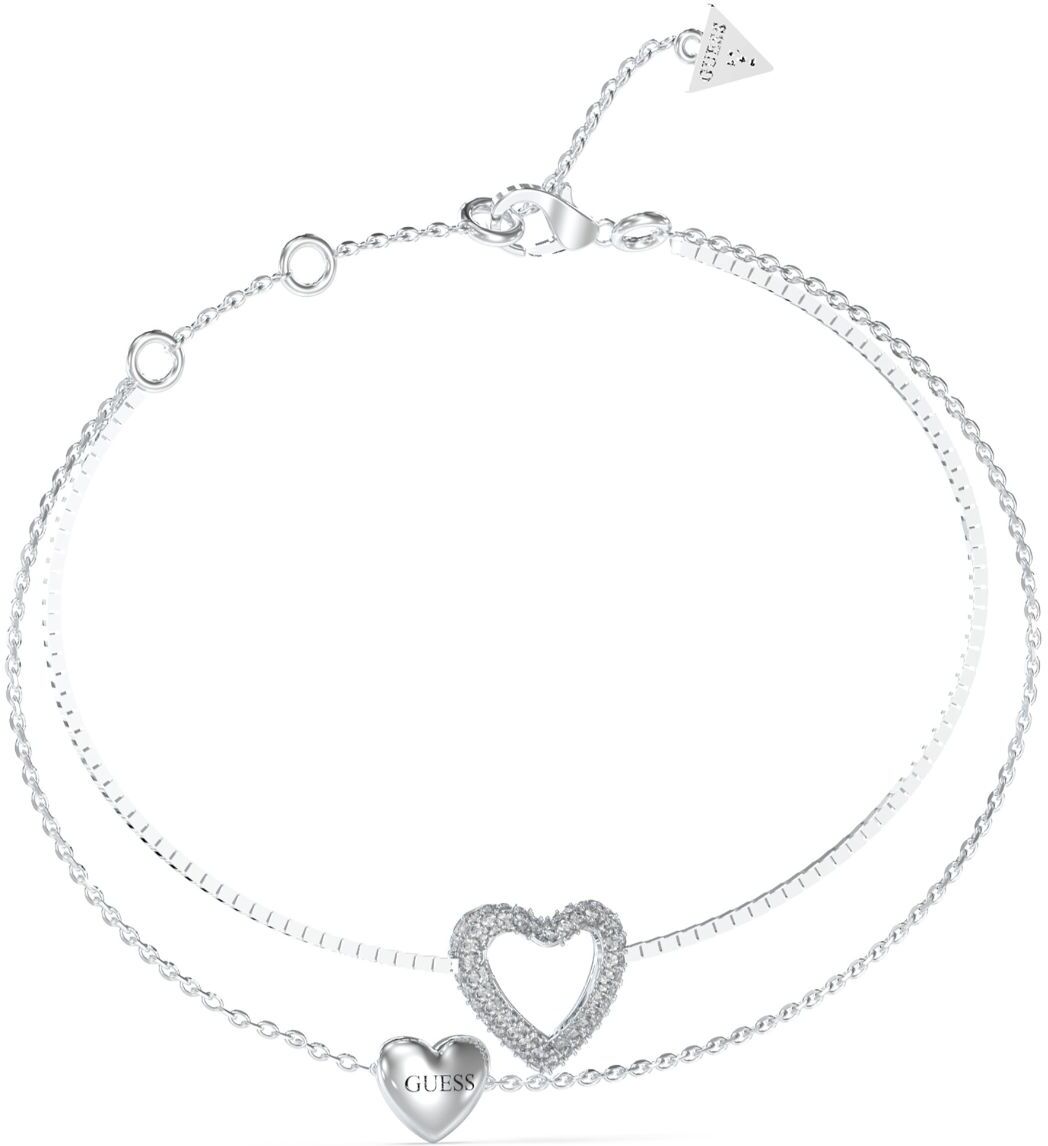 GUESS Beloved hjärtarmband JUBB05027JWRHS