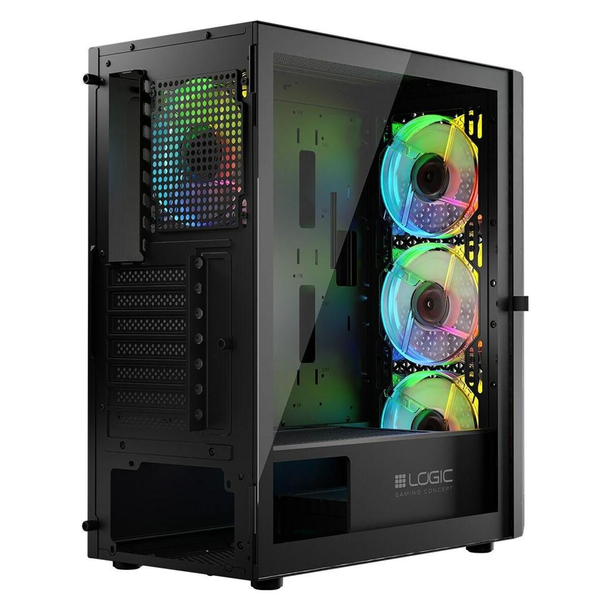 Logic ARAMIS ARGB MINIDI USB-3.0-Gehäuse schwarz (ATX) (AT-ARAMIS-10-0000000-0002)