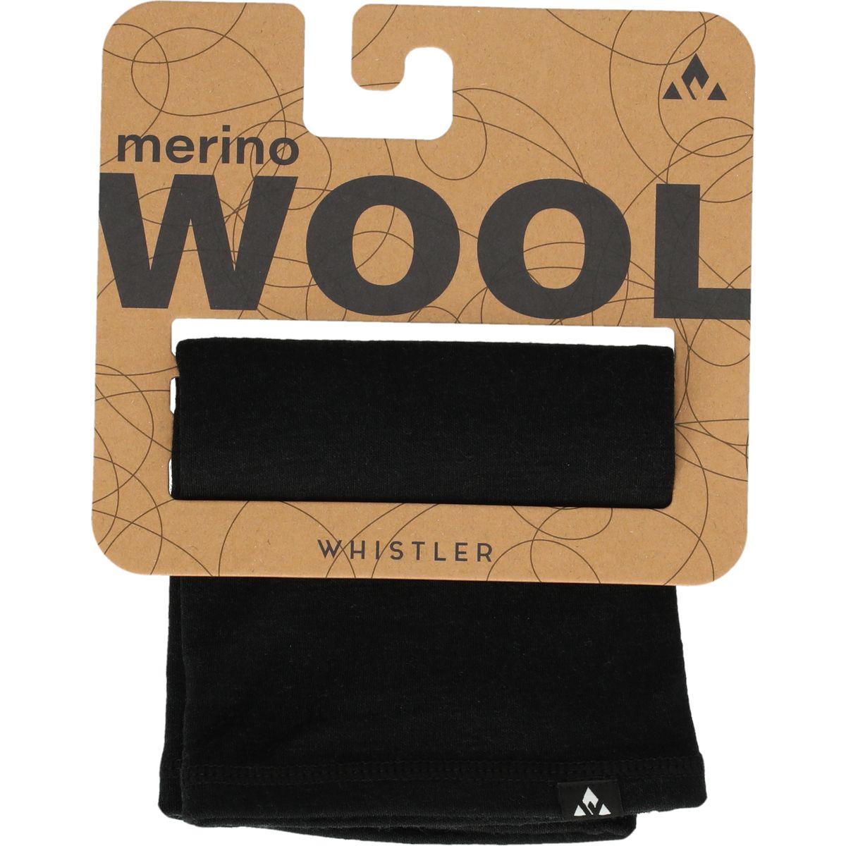 Whistler Nutria Unisex Merino Neck Gaiter black (1001) One Size W253863-1001-One Size