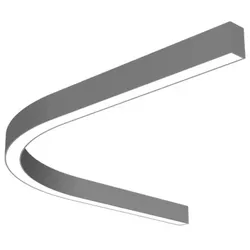 LTS Licht&amp;Leuchten Curved Pendelprofil LKDIP060R07.090OAGsi