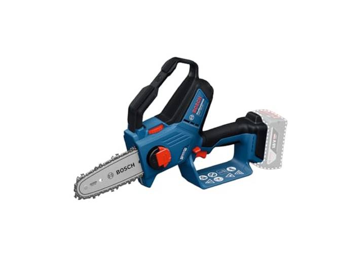 Bosch Professional 18V System Astsäge GKE 18V-15 (bis zu 350 Schnitte pro Akku-Ladung, Schneiden bis 13 cm, bürstenloser Motor, inkl. Schwertschutz 15 cm)