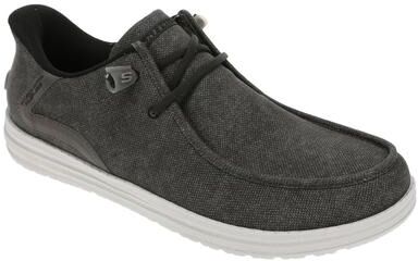Skechers USA Slip-Ins: Melson Moc Toe - Mens 11 Grey Slip On Medium