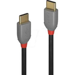 LINDY 36873 - USB 2.0 Kabel, C Stecker auf C Stecker, 3,0 m