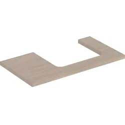 Geberit ONE WT-Platte, Ausschnitt re, für AWT 90x3x47cm, Eiche