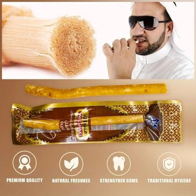 Uplift Essentials Special Branch Lilac Flavored Miswak Toothbrush Vacuum Sealed Natural Oral Care Stick For Fresh Breath And Healthy Gums 1pc