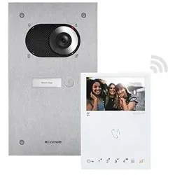 Comelit, Klingel + Türsprechanlage, Einfamilienhauskit (3G, WLAN)