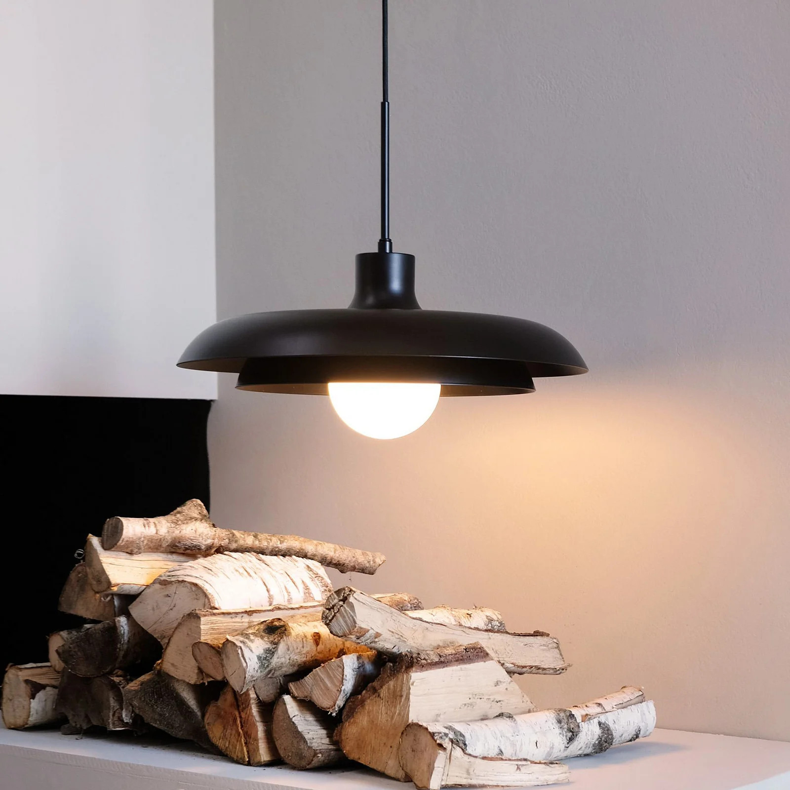 Ava Hanglamp Black - Dyberg Larsen - Metaal