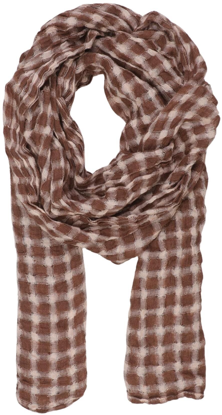 hessnatur Damen Schal oder Tuch, Mehrfarbig, Leinen - Second Hand