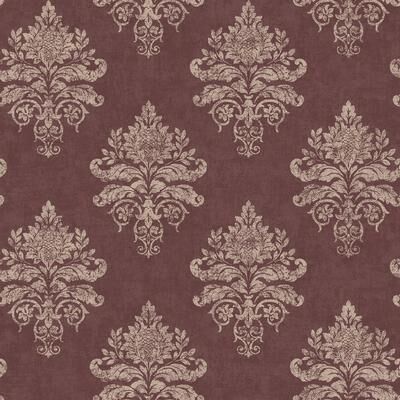 Galerie Wallcoverings Nordic Elements Damask Medallion Non-woven Matte Wallpaper Roll