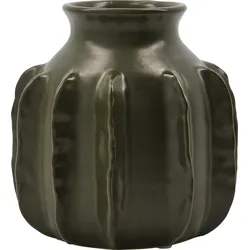 Cactus Vase 15 cm, dunkelgrün