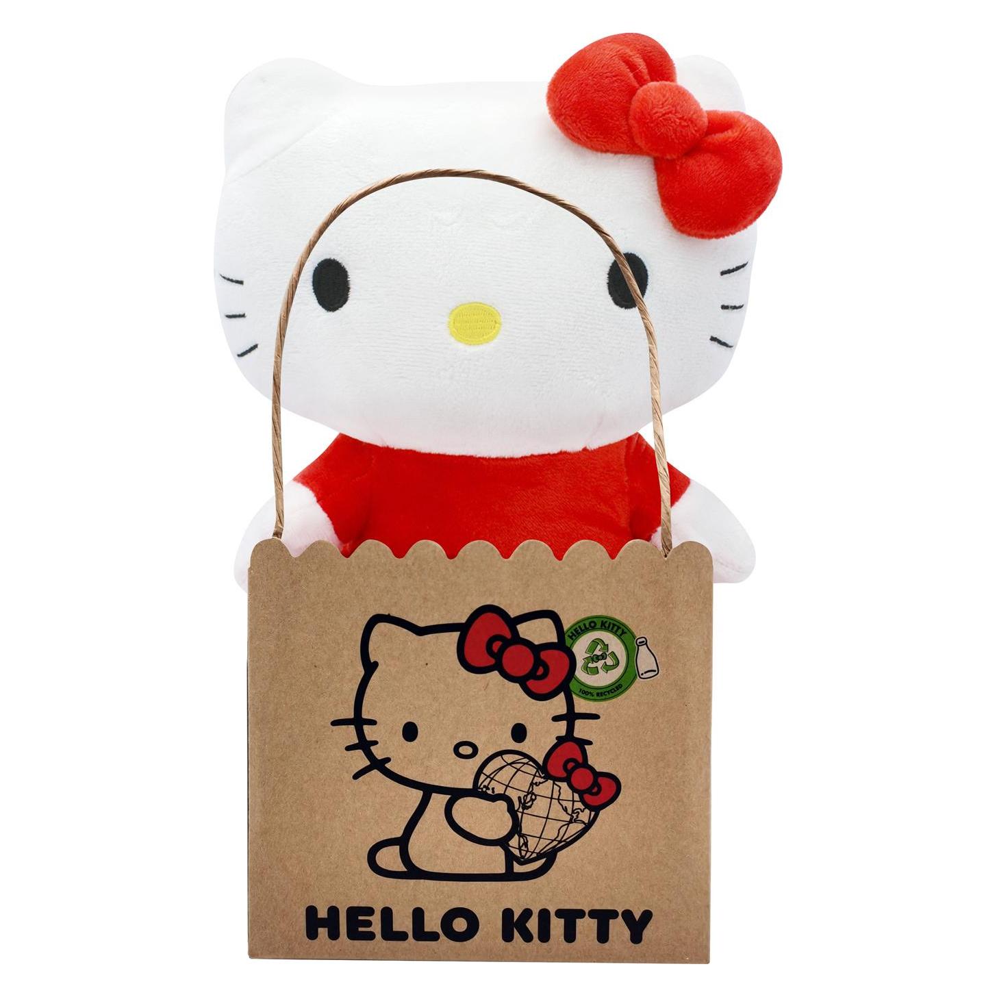 Hello Kitty Sanrio Plüschfigur mit rotem Kleid 24 cm (15 cm) (20615)