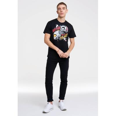 T-Shirt LOGOSHIRT "Marvel Comics", Herren, Gr. XXL, schwarz, 100% Baumwolle, bedruckt, normal, Rundhals, Shirts T-Shirt, mit lizenzierten Originaldesign