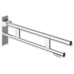 Hewi System 900 Stützklappgriff 900.50.16640 Ausladung 900 mm, Edelstahl verchromt, WC-Papierhalter