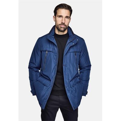 Winterjacke CABANO "CO-3", Herren, Gr. 62, blau, 100% Polyester, unifarben, lang, Jacken Winterjacke, mit Zwei-Wege-Taschen