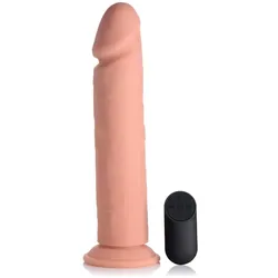 Curve Toys, Vibrator, Vibrating Remote Control Silicone Dildo