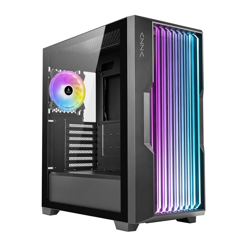 Azza Guardian Glass Midi Tower ohne Netzteil schwarz