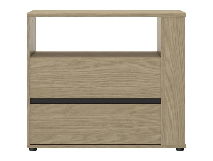 Kommode Natty eiche Holz B 94 H 82 cm - Material: Holzwerkstoff - Kommode