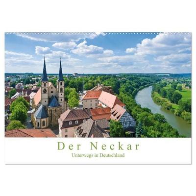 Der Neckar - Unterwegs in Deutschland (Wandkalender 2027 DIN A2 quer), CALVENDO Monatskalender
