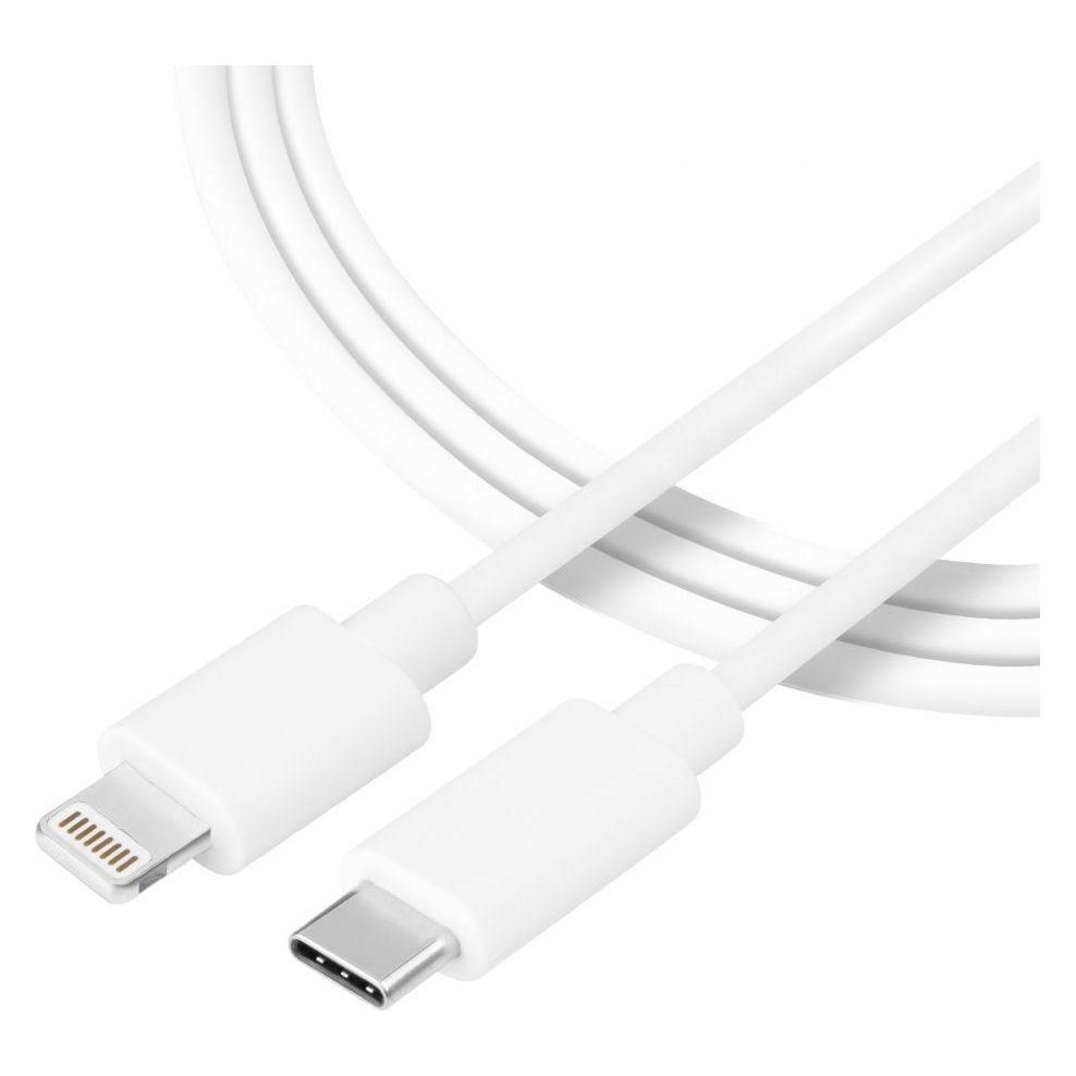 Source Glattes Gewindekabel USB-C|Lightning 1 m Weiss (1 m, 10 W) (57983104161)
