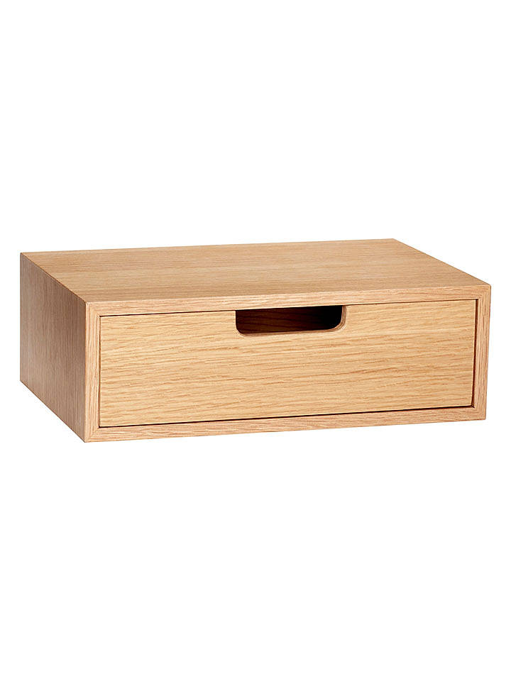 Hübsch Wandregal "Hide" in Natur - (B)30 x (H)10 x (T)20 cm - onesize