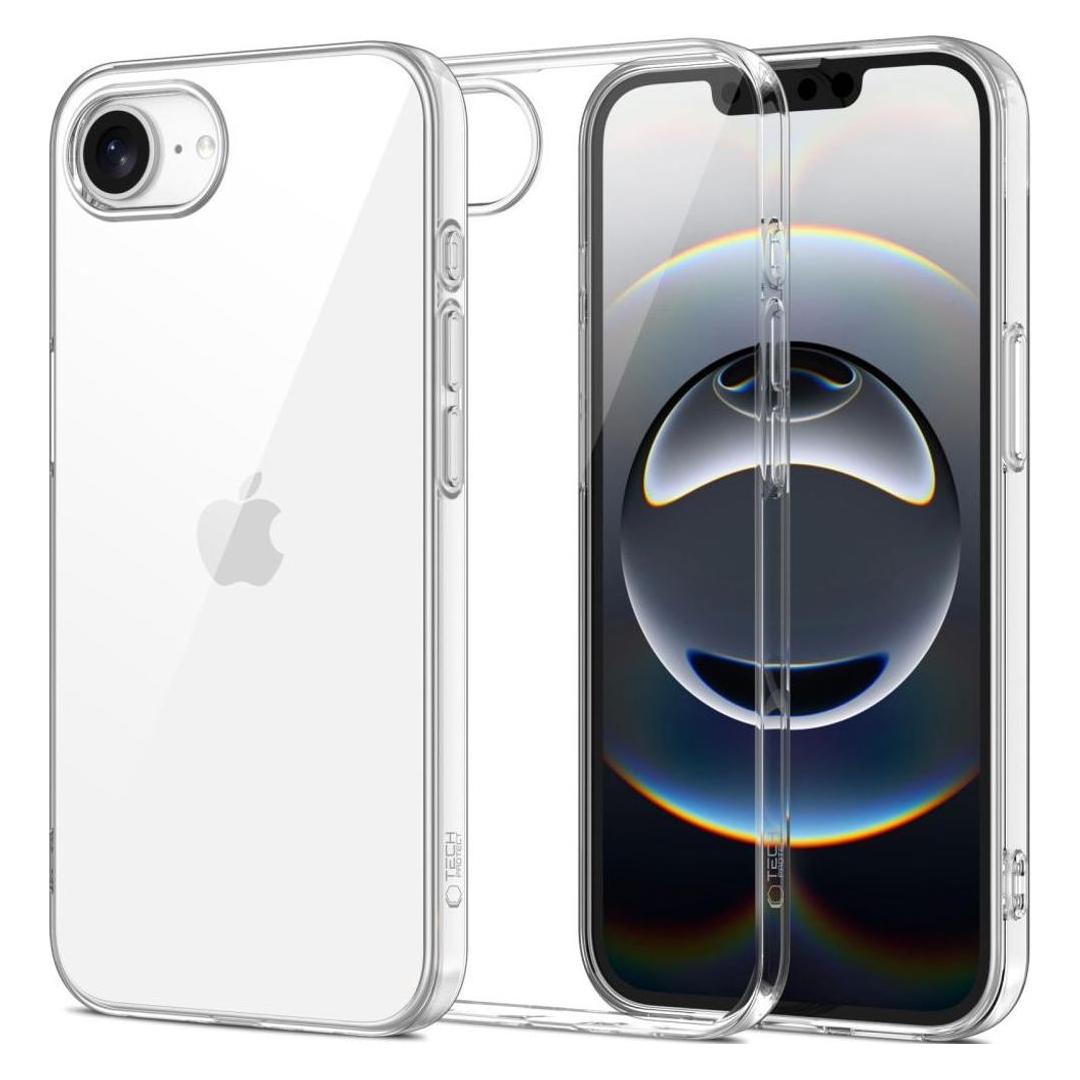 Tech-Protect FlexAir iPhone 16e Case - Clear (Apple iPhone 16e, Apple iPhone 17e) (27500-0)