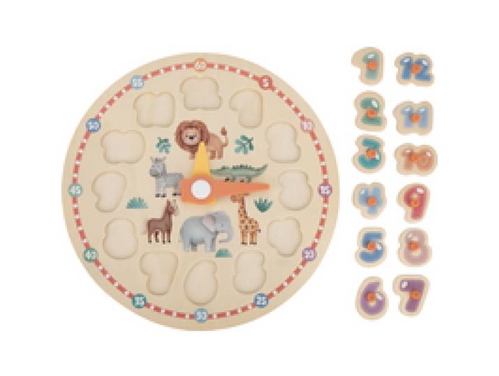 Jeu de labyrinthe ou puzzle en bois (puzzle horloge)