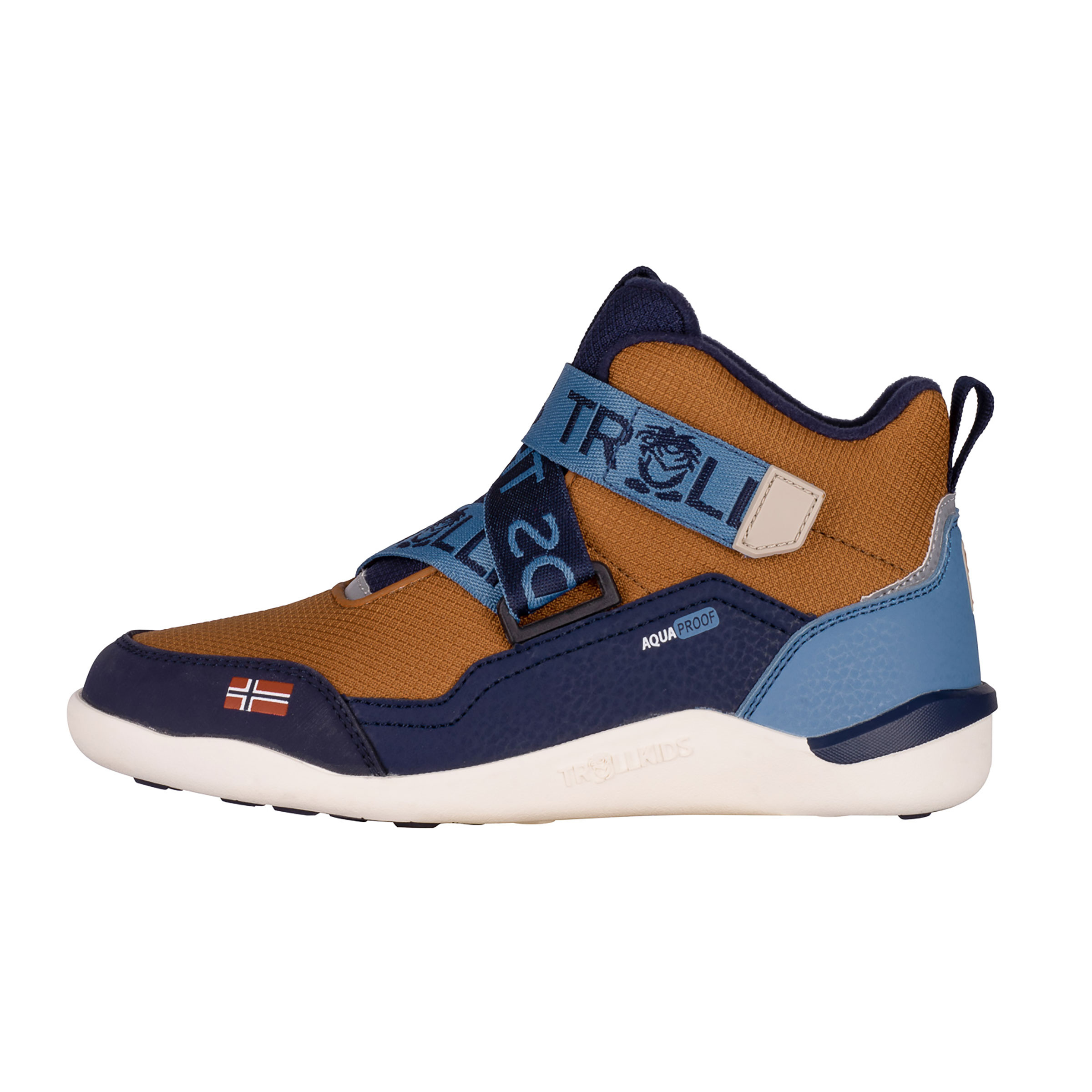Trollkids Nordfjord Winter Hiker Kinder Barfußschuhe braun Größe 31 Lifestyle Wasserdicht