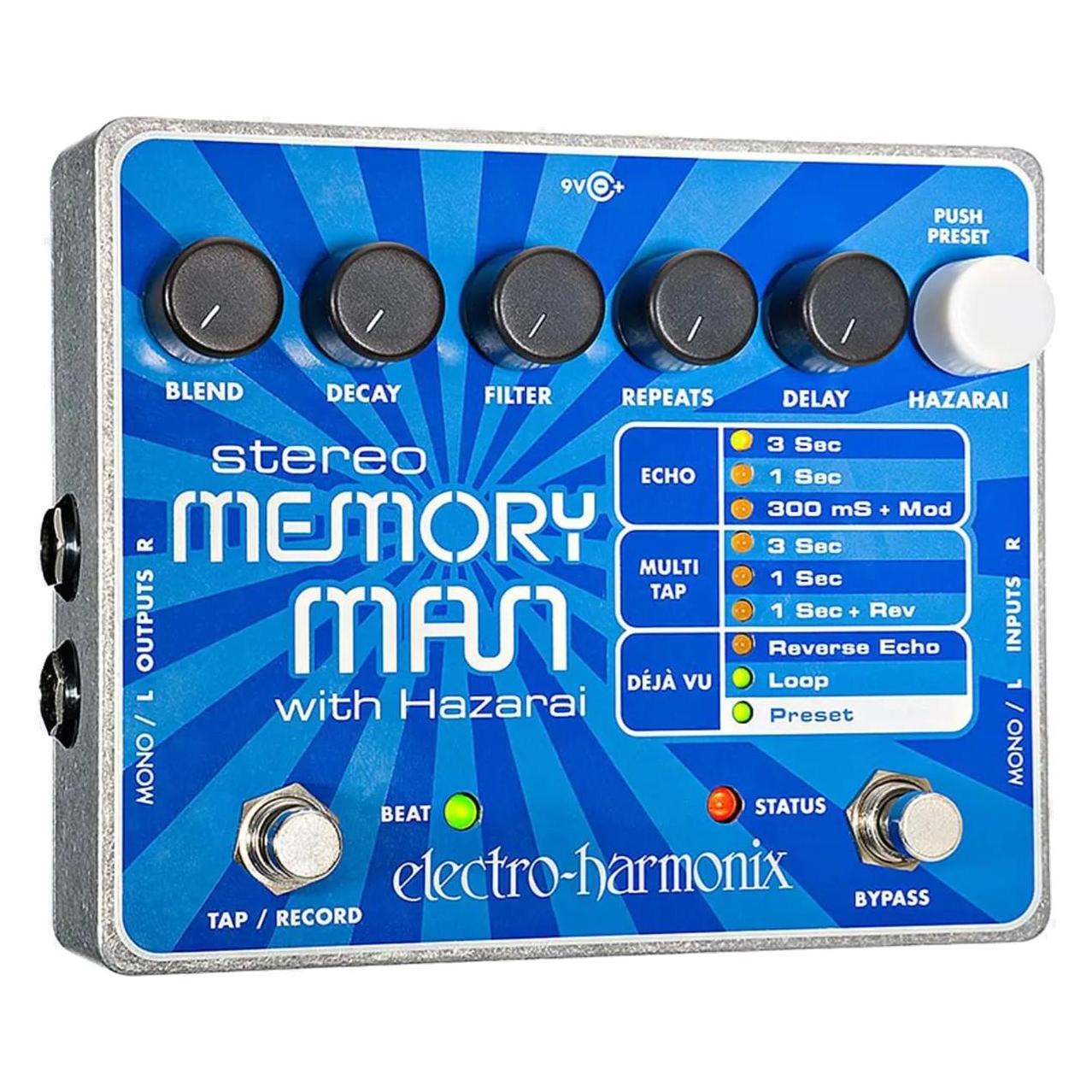 Electro-Harmonix Stereo Memory Man with Hazarai (Gitarre) (STEREO HAZARAI)
