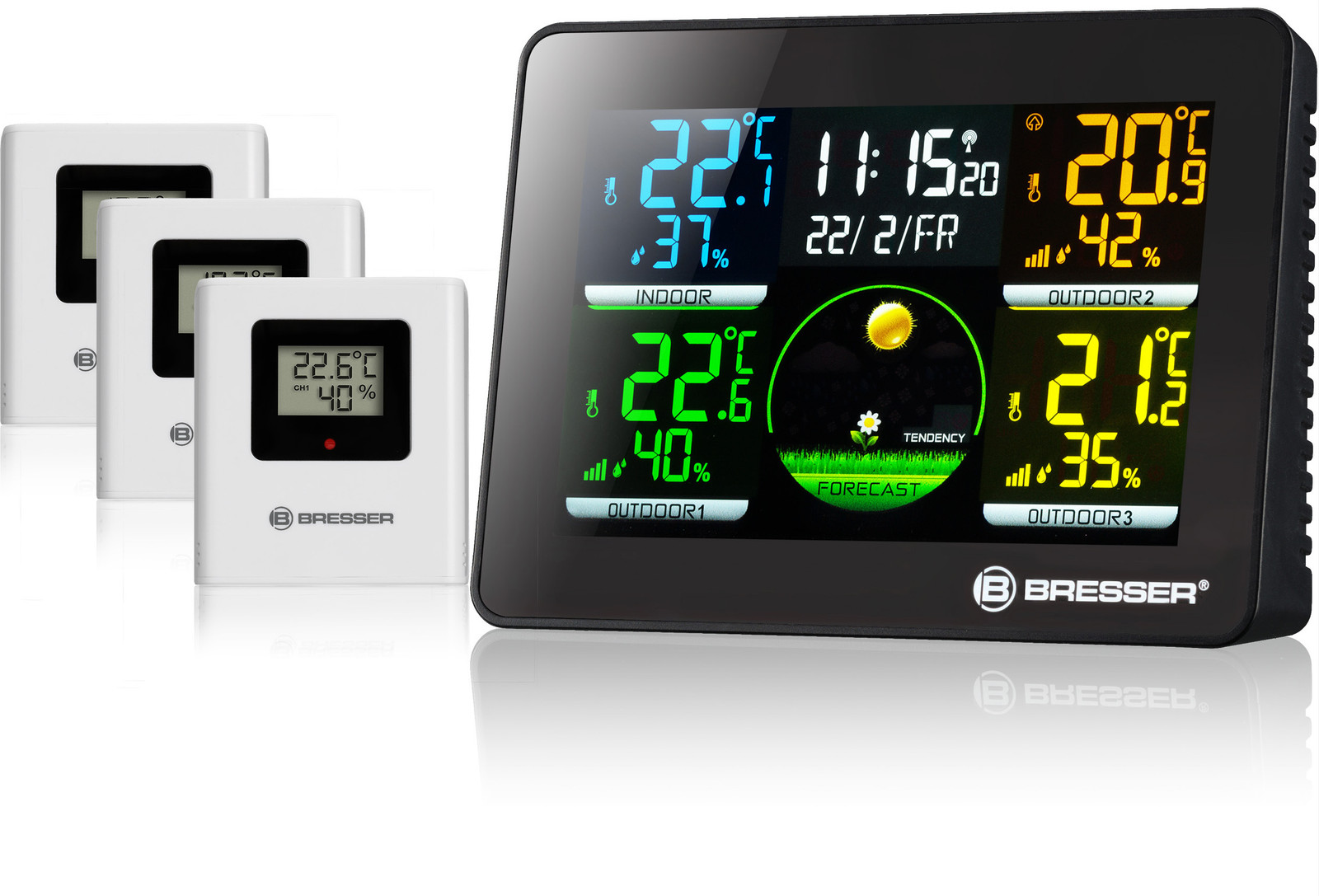 Bresser Thermo-hygrometer Quadro NLX