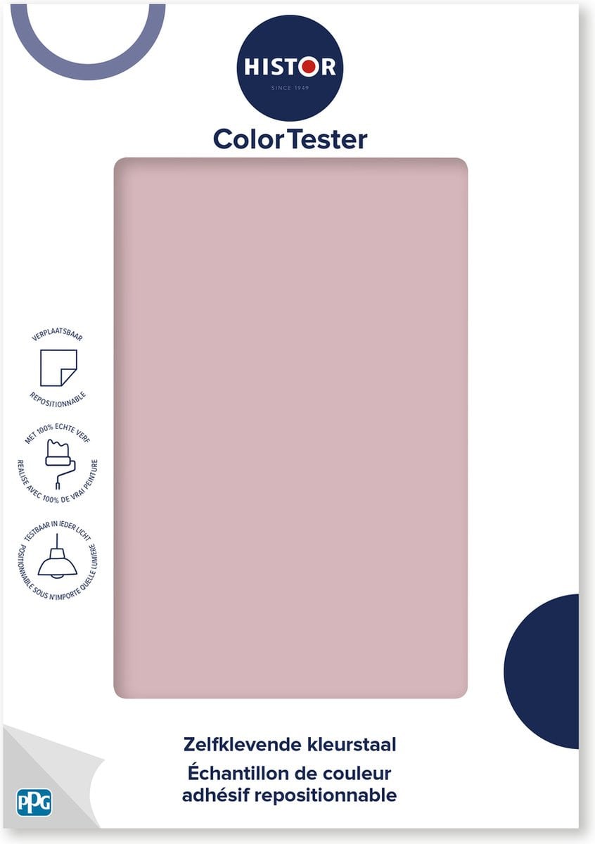 Histor Kleurtester Mat Rose Stain - Roze