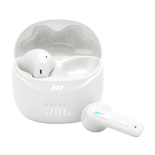 JBL Tune Flex 2 draadloze Bluetooth-oordopjes met actieve ruisonderdrukking, Wit