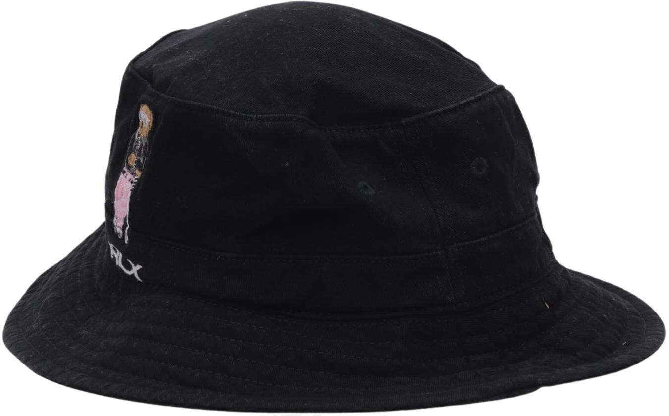 Ralph Lauren Polo Bear Damen Hut oder Mütze, Schwarz, Gr. Onesize, Baumwolle - Second Hand