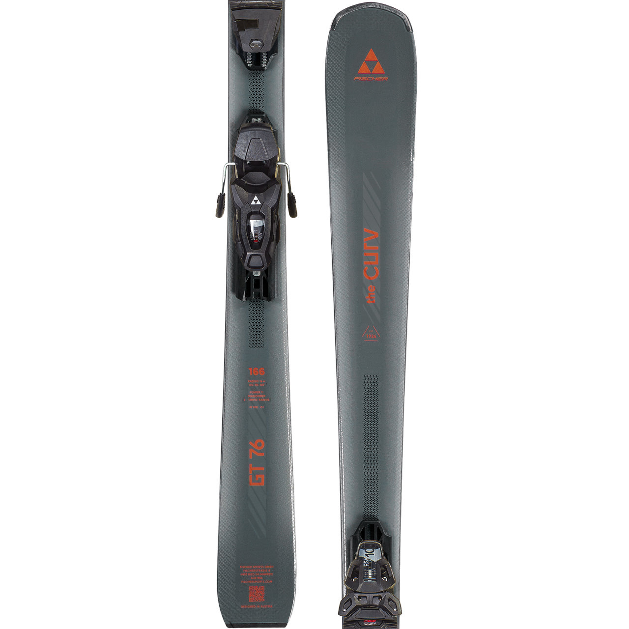 Fischer The Curv GT 76 grey - 173 cm