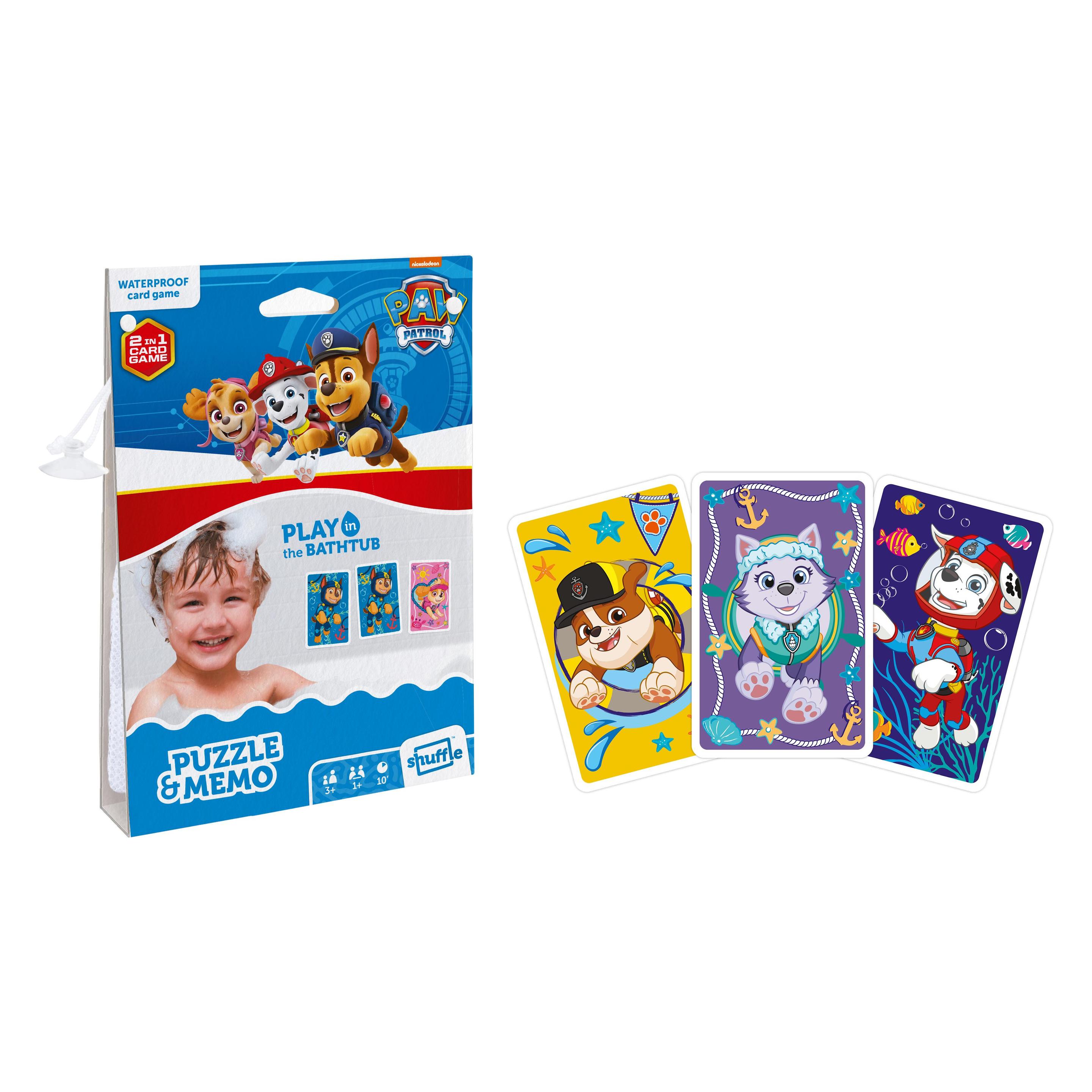 Cartamundi Paw Patrol Play in the Bathtub - Puzzel en Memo (60522)