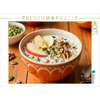 CALVENDO Puzzle Müsli Stillleben - Ein Motiv aus dem Kalender MorgenMüsli - Ein Jahr voller Farbe und Genuss | 1000 Teile Lege-Größe 64x48cm
