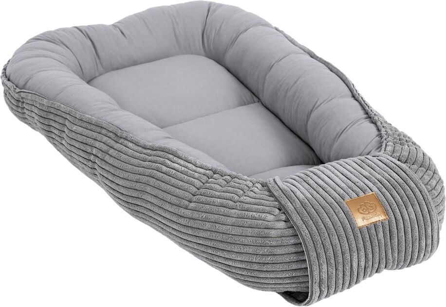 MeowBaby Cocon de couchage pour bébé - gris Gris 83x83x55cm