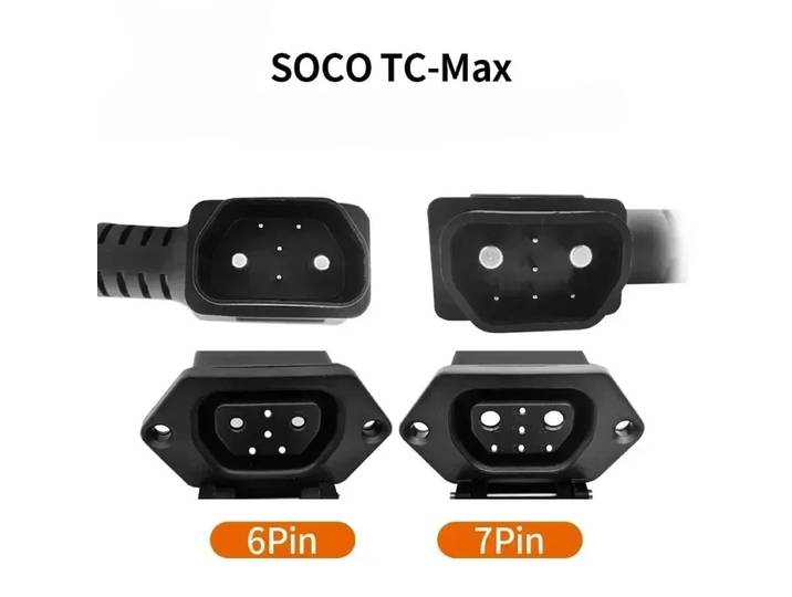 Pour Super SOCO TC Max accessoires de batterie d'origine prise de Charge du corps prise de batterie câble Charge fil de décharge en-tête femelle