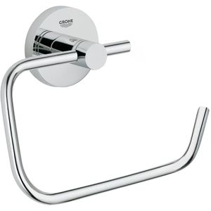 GROHE Toilettenpapierhalter Essentials, 40689001, verchromt, zum Bohren, für 1 Rolle, aus Metall