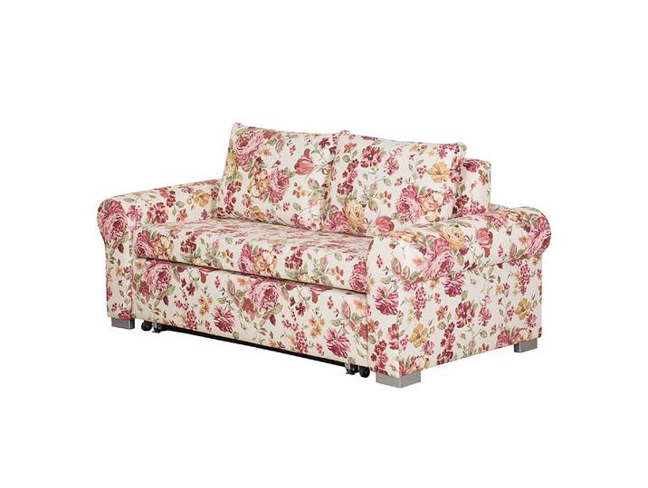 Canapé convertible Basic Country Beige/Beige Tissu Orgesa 204cm Avec fonction couchage Maison de campagne