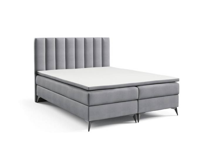 Best for Home Boxspringbett K10 NEO Bonellfederkernmatratze mit Komfort Topper H3 (Bonell-Matratze, gepolstertes Kopfteil, Doppelbett versch. Größen, 140x200 160x200 180x200 200x200 cm), Handwerksqualität, TOP Preis-Leistungs-Verhältnis