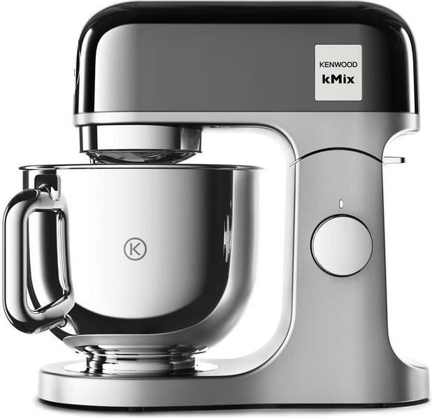 Kenwood kMix Editions Küchenmaschine Black Chrome KMX760BC - 5 L, 1000W, planetarisches Rührsystem, Premium-Design