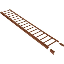 Schneefanggitter, 20cm hoch, 2,0 m lang, rotbraun