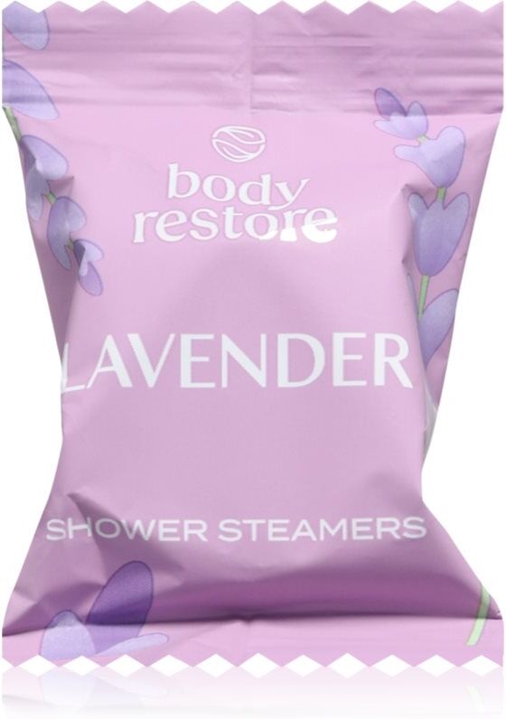 Body Restore Lavender Shower Steamers shower tablets with lavender fragrance 3 pc